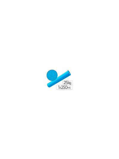 Papel kraft azul bobina 1,00 mt x 250 mt especial para embalaje