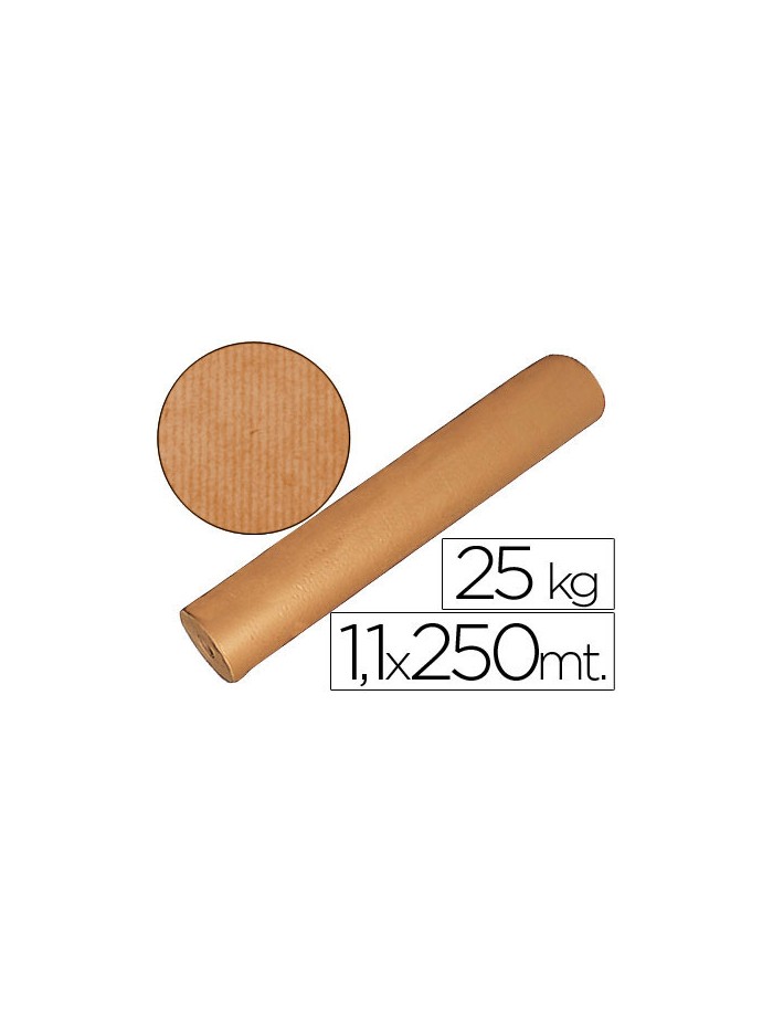Papel kraft marron bobina 1,10 mt x 250 mt especial para embalaje Papel kraft marron bobina 1,10 mt x 250 mt especial para embalaje