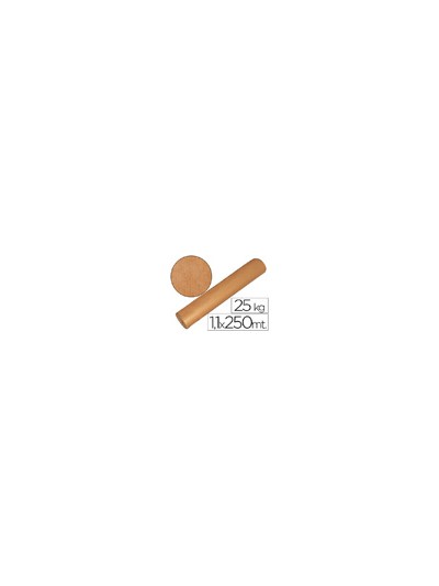 Papel kraft marron bobina 1,10 mt x 250 mt especial para embalaje