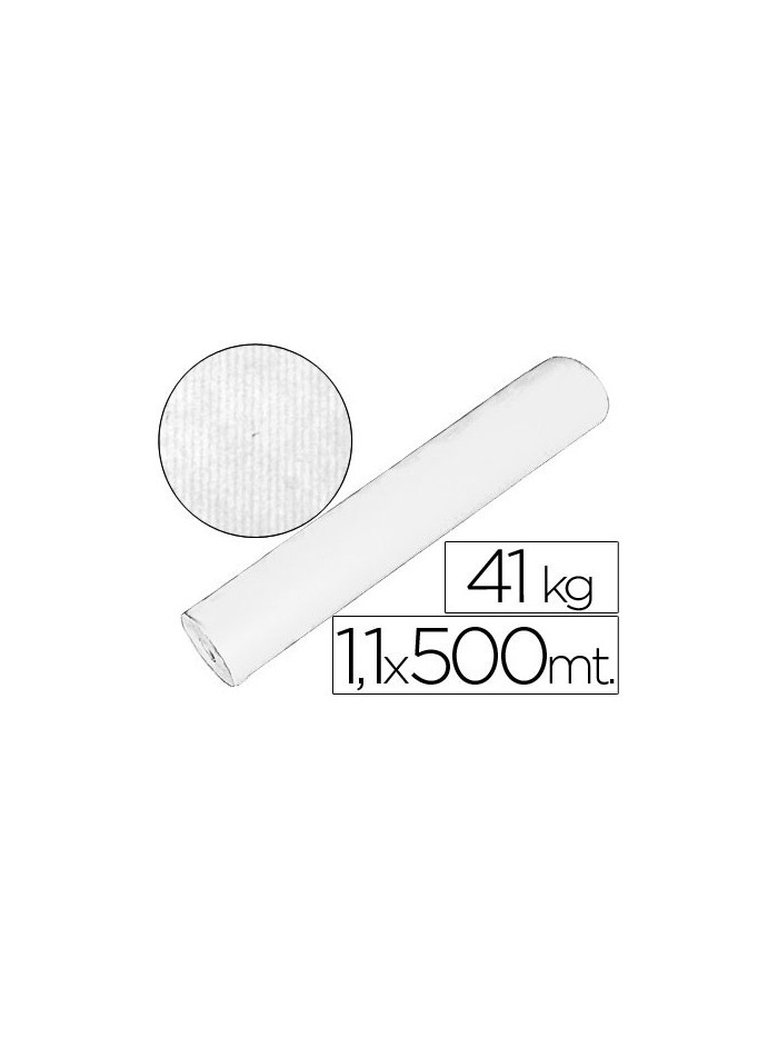 Papel kraft blanco bobina 1,10 mt x 500 mt especial para embalaje Papel kraft blanco bobina 1,10 mt x 500 mt especial para embalaje