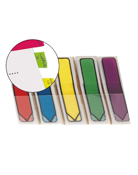 Banderitas separadoras flechas dispensador colores brillantespost-it index 684arr1 100 banderitas