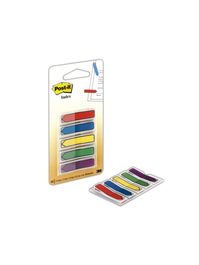 Banderitas separadoras flechas dispensador colores brillantespost-it index 684arr1 100 banderitas