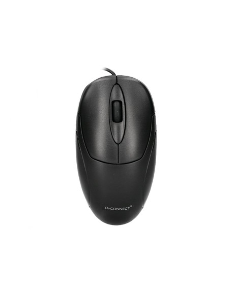 Raton q-connect optico 800 dpi usb 1,5 ghz negro