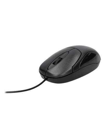 Raton q-connect optico 800 dpi usb 1,5 ghz negro