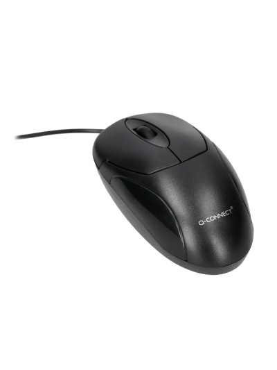 Raton q-connect optico 800 dpi usb 1,5 ghz negro