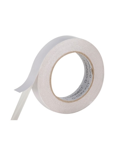 Cinta adhesiva q-connect doble cara 33 mt x 25 mm