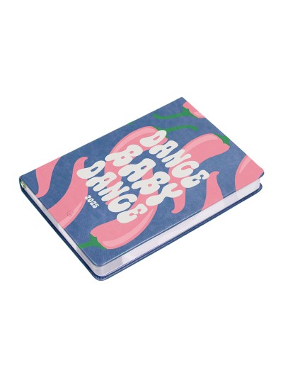 Agenda encuadernada liderpapel kinaros a5 2025 dia pagina color azul papel 70 gr