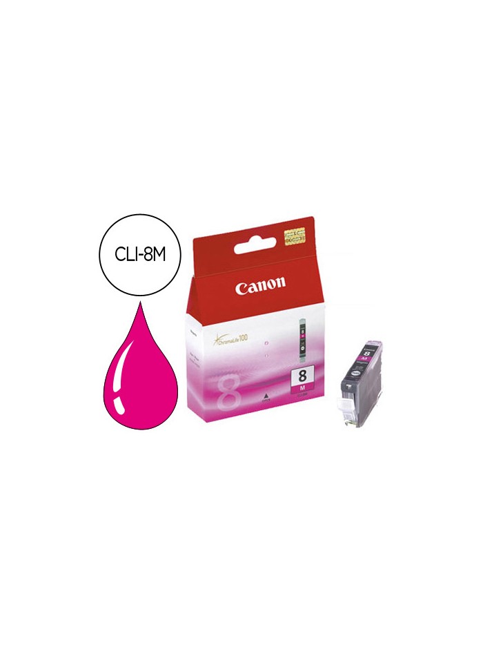 Ink-jet canon ip3300 4200 4300 5200 5200r 5300 6600d 6700d, mp500 530 600 800 810, ix4000 ix5000,pro 9000-magenta cli-8 Ink-jet canon ip3300 4200 4300 5200 5200r 5300 6600d 6700d, mp500 530 600 800 810, ix4000 ix5000,pro 9000-magenta cli-8