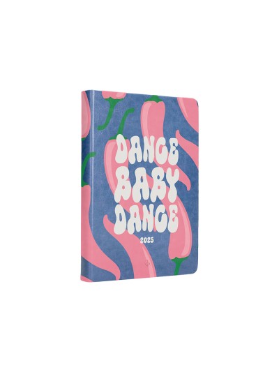Agenda encuadernada liderpapel kinaros a5 2025 dia pagina color azul papel 70 gr