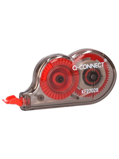 Corrector q-connect cinta mini blanco 4,2 mm x 5 mt bombonera de 28 unidades