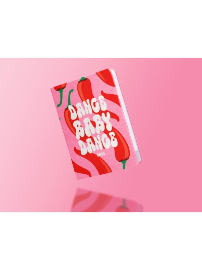 Agenda encuadernada liderpapel kinaros a5 2025 dia pagina color rosa papel 70 gr