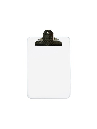 Portanotas q-connect plastico transparente din a4 4 mm