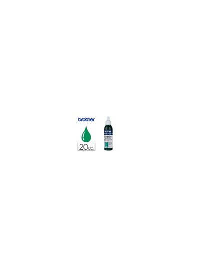 Tinta brother para sellos automaticos color verde bote de 20 cc