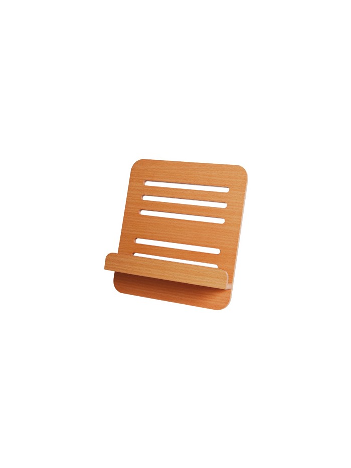 Atril sujetalibros q-connect madera 230x270x30 mm Atril sujetalibros q-connect madera 230x270x30 mm