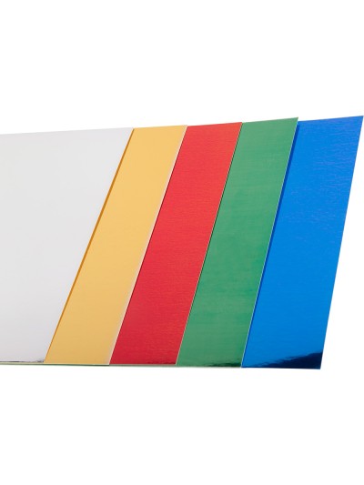 Cartulina liderpapel a4 235 g/m2 metalizada 5 colores surtidos paquete de 50 hojas