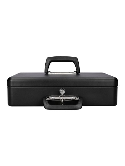 Caja caudales q-connect 14,5/' 370x290x110 mm con portamonedas y bandeja para billetes