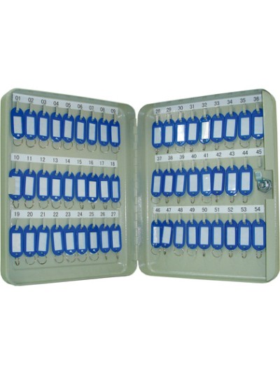 Armario metalico portallaves q-connect 300x240x60 mm para 54 llaves
