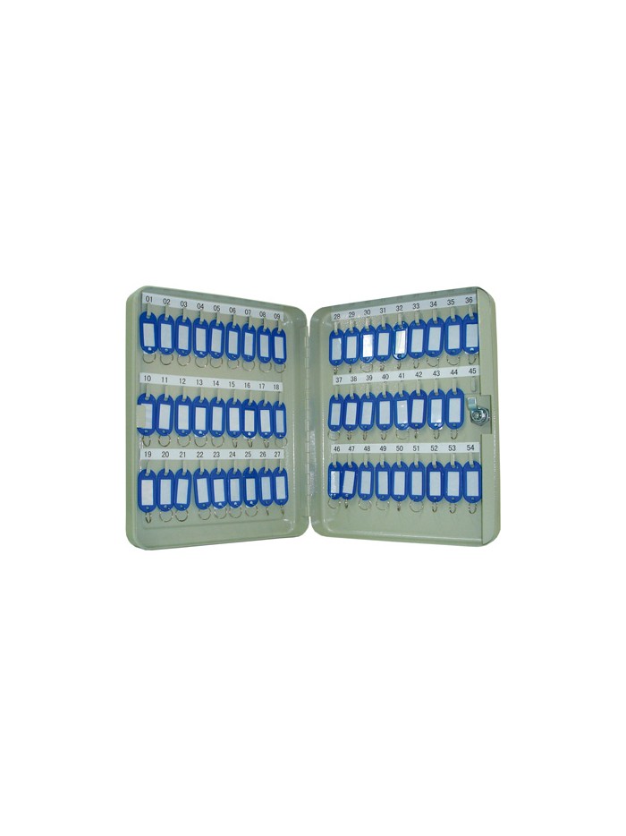 Armario metalico portallaves q-connect 300x240x60 mm para 54 llaves