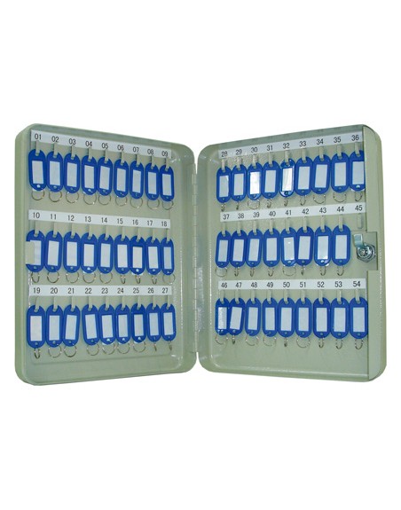 Armario metalico portallaves q-connect 300x240x60 mm para 54 llaves