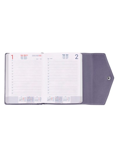 Agenda encuadernada liderpapel psara a5 2025 dia pagina papel 70 gr colores surtidos