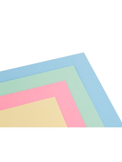 Cartulina liderpapel a4 180g/m2 4 colores surtidos paquete de 100 hojas