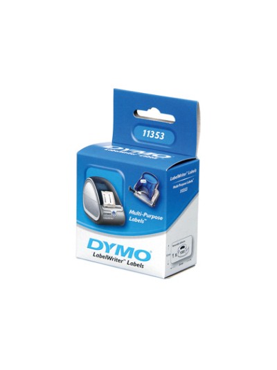 Etiqueta adhesiva dymo 11353 -tamaño 24x12 mm para impresora 400 1000 etiquetas uso multifuncion
