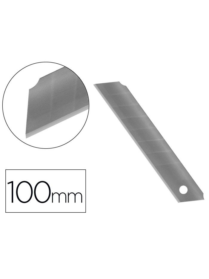Repuesto cuter q-connect ancho para modelos kf10632/kf10635/kf10937/kf10634 cuchilla 18 mm blister 12 unidades Repuesto cuter q-connect ancho para modelos kf10632/kf10635/kf10937/kf10634 cuchilla 18 mm blister 12 unidades