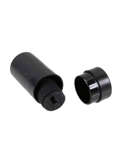 Rodillo entintador q-connect 18 mm tinta color negro para etiquetadora q-connect kf00711