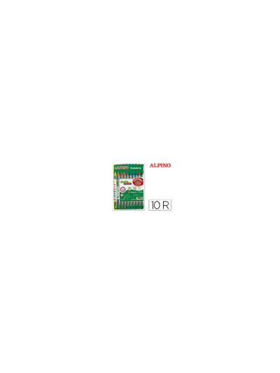 Rotulador alpino double double punta gruesa y punta fina caja de 10+2 colores surtidos