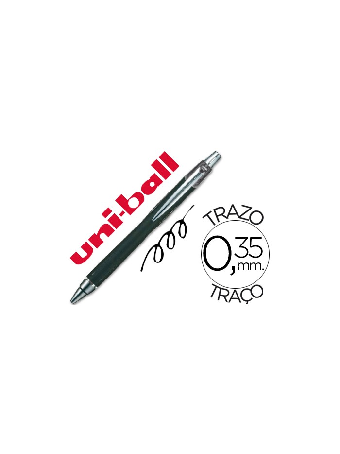 Boligrafo uni-ball jetstream sxn-210 retractil tinta hibrida color negro Boligrafo uni-ball jetstream sxn-210 retractil tinta hibrida color negro