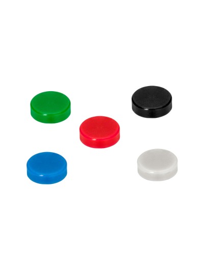 Iman para sujecion q-connect ideal para pizarras magneticas35 mm colores surtidos caja de 10 unidades