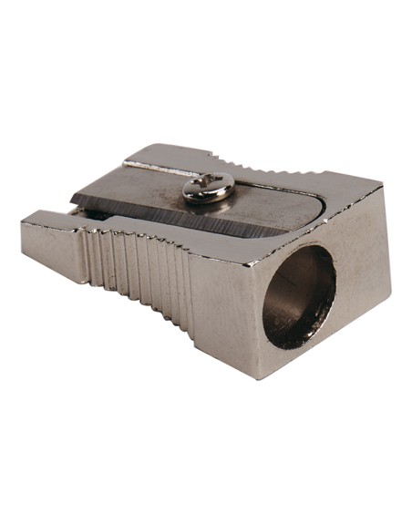 Sacapuntas q-connect metalico 1 uso cuña