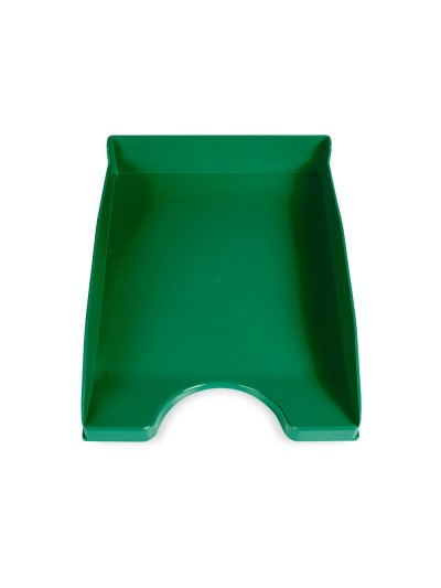 Bandeja sobremesa plastico q-connect verde opaco 240x70x340 mm