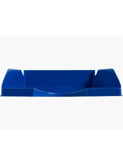 Bandeja sobremesa plastico q-connect azul opaco 240x70x340 mm