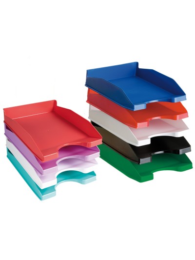 Bandeja sobremesa plastico q-connect azul opaco 240x70x340 mm