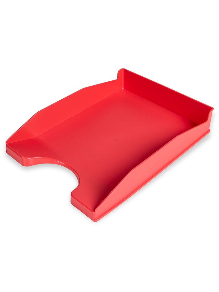 Bandeja sobremesa plastico q-connect rojo opaco 240x70x340 mm Bandeja sobremesa plastico q-connect rojo opaco 240x70x340 mm