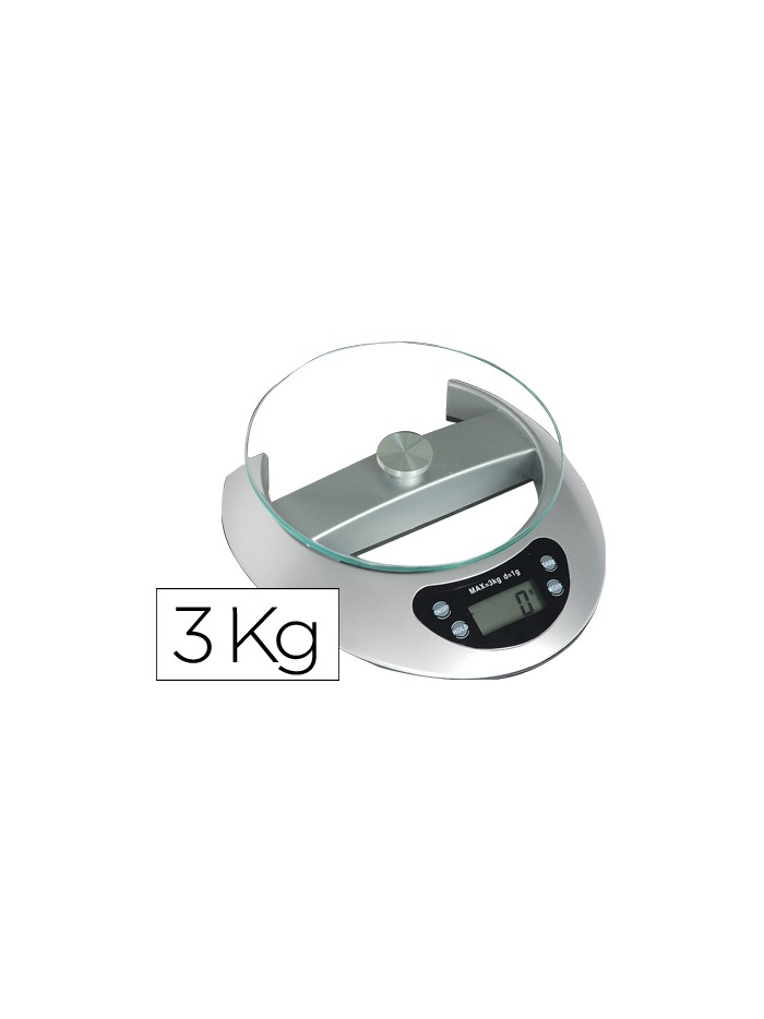 Pesacartas oficina q-connect electronico 3000 gr Pesacartas oficina q-connect electronico 3000 gr