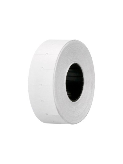 Etiquetas q-connect blanca 21x12 mm lisa rollo 1000 etiquetas para etiquetadora connect kf00712