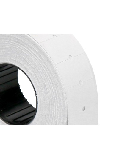 Etiquetas q-connect blanca 21x12 mm lisa rollo 1000 etiquetas para etiquetadora connect kf00712