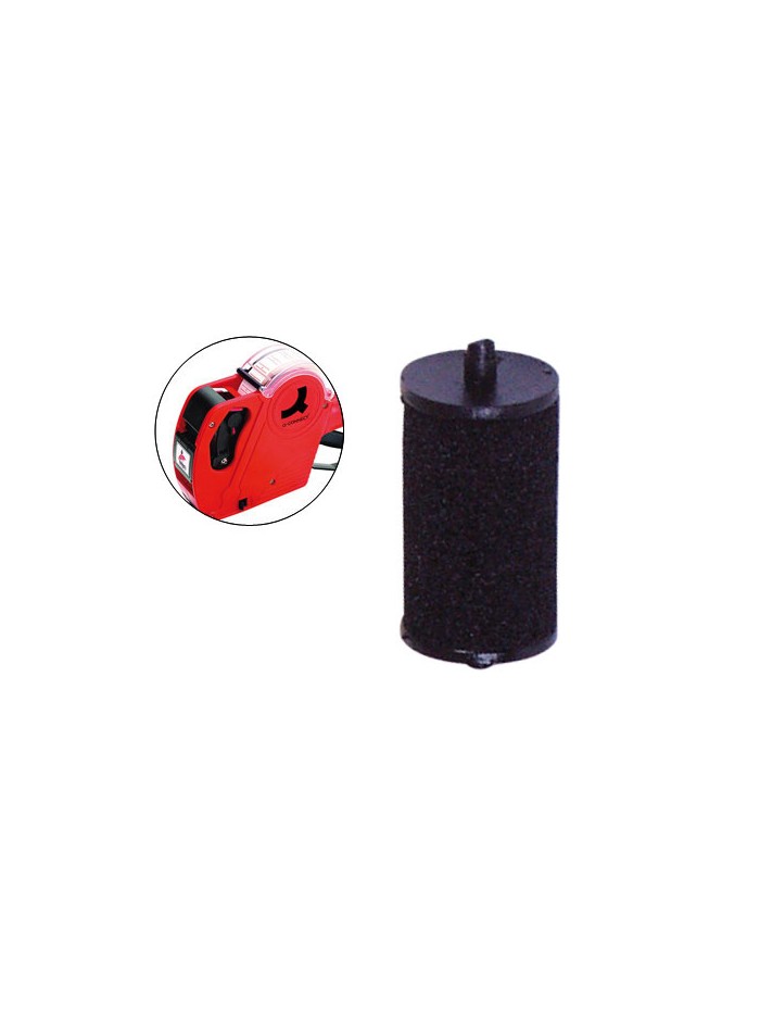 Rodillo entintador q-connect 20 mm tinta color negro para etiquetadora q-connect kf00712 Rodillo entintador q-connect 20 mm tinta color negro para etiquetadora q-connect kf00712