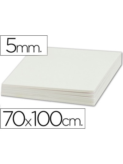 Carton pluma liderpapel blanco doble cara 70x100cm espesor 5mm