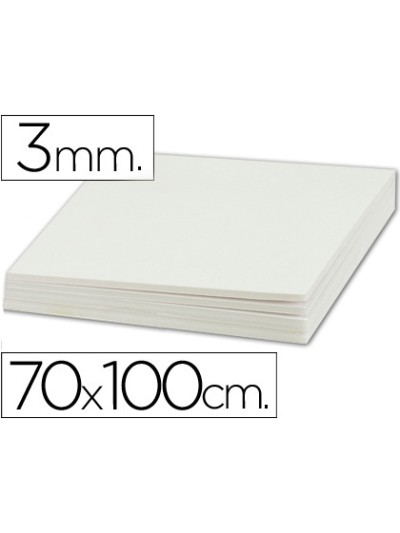 Carton pluma liderpapel blanco doble cara 70x100cm espesor 3mm