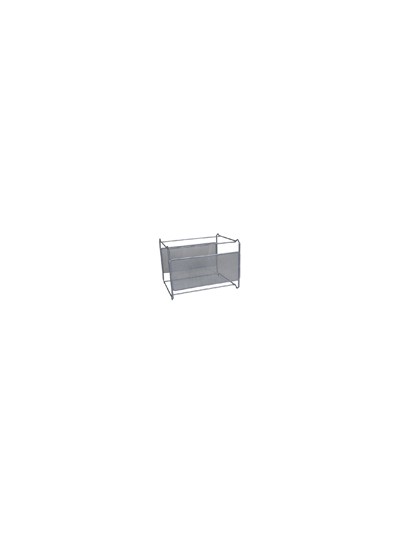 Soporte para carpetas colgante q-connect kf00832 rejilla plata metalico 335x285x250 mm para carpetas din a4