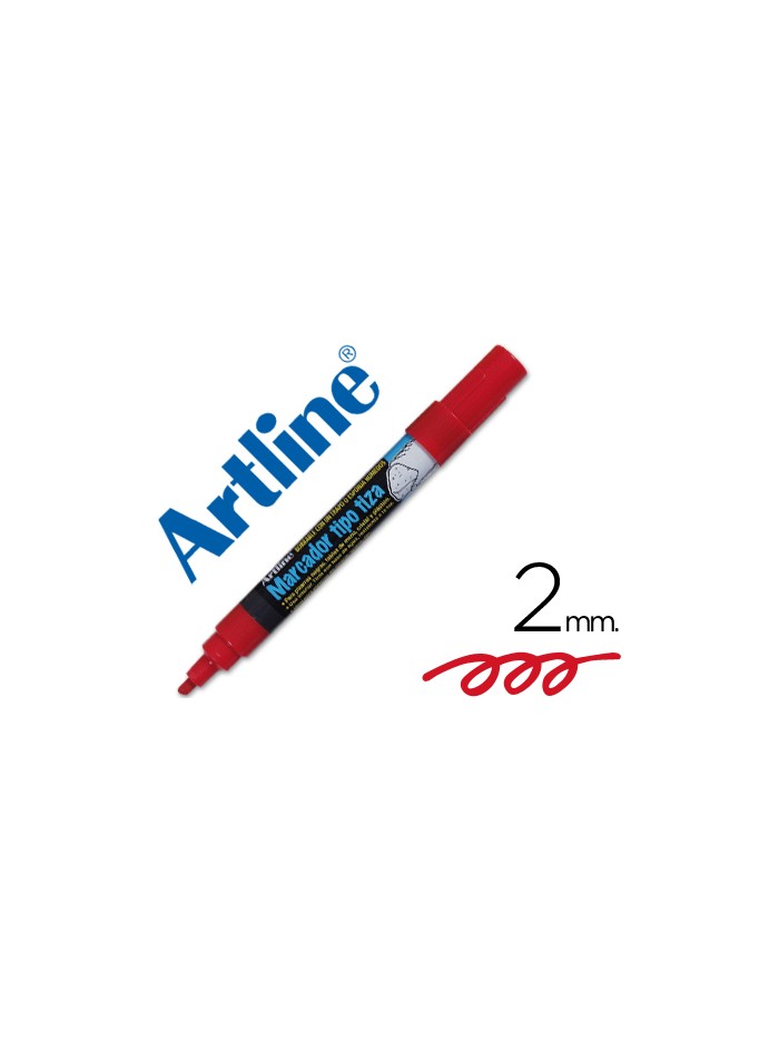 Rotulador artline pizarra verde negra epw-4-ro color rojo bolsa de 4 unidades Rotulador artline pizarra verde negra epw-4-ro color rojo bolsa de 4 unidades