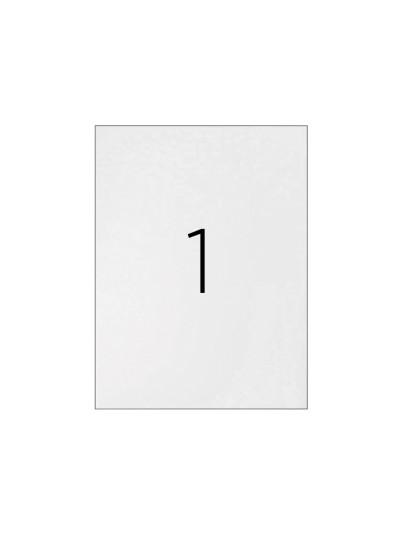 Etiqueta adhesiva q-connect kf00228 -tamaño din a4 -para ink-jet -transparente -caja con 25 hojas din-a4