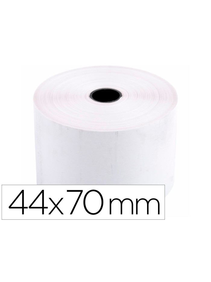 Rollo sumadora termico q-connect 44 mm ancho x 70 mm diametro sin bisfenol a Rollo sumadora termico q-connect 44 mm ancho x 70 mm diametro sin bisfenol a
