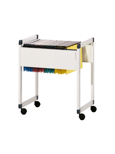 Carrito para carpetas colgantes rocada folio extensible
