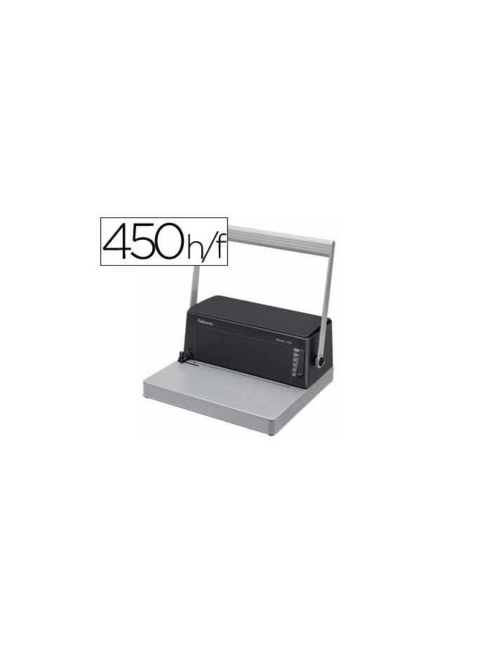 Encuadernadora para espiral fellowes esp-100 5:1 perfora 20 hojas tamaño a4 encuaderna 450h incluye alicates de corte Encuadernadora para espiral fellowes esp-100 5:1 perfora 20 hojas tamaño a4 encuaderna 450h incluye alicates de corte