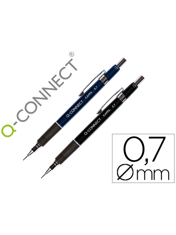 Portaminas q-connect kappa 0,7 mm sujecion de caucho Portaminas q-connect kappa 0,7 mm sujecion de caucho