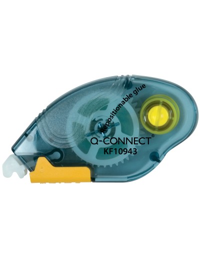 Pegamento q-connect roller compact removible 6,5 mm de ancho x 10 mt unidad